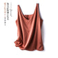 Bottoming Satin Mulberry Silk Top Spring and Summer Small V-Neck