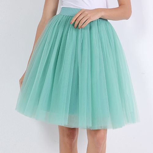 Womens Petticoat Bridesmaids Midi Skirt