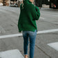 Autumn Winter Clothes Warm Knitted Oversized Turtleneck Sweater