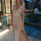 White Sexy Beach Dress Women Hollow Out Backless Cover Up Knitted Maxi Dresses Summer See Through Side Split Sexy Dress